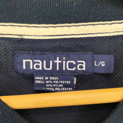 ノーティカ NAUTICA ロゴ刺繍1ポケットVネックピステ メンズ L