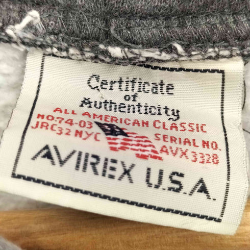 アヴィレックス AVIREX USA製 プルオーバーパーカー メンズ import:L