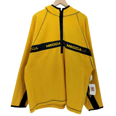 メッカ mecca 90S フリース ハーフジップ フーデッドプルオーバージャケット メンズ import:L