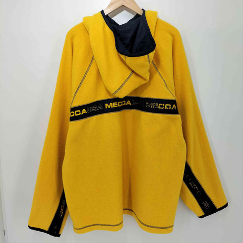 メッカ mecca 90S フリース ハーフジップ フーデッドプルオーバージャケット メンズ import:L