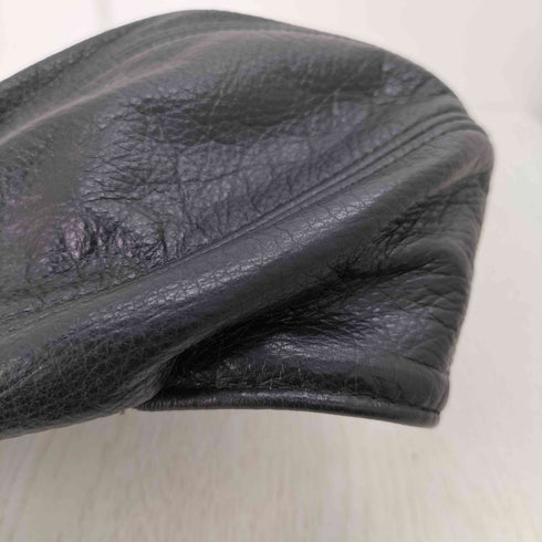 ニューヨークハット NEWYORK HAT&CAP CO. USA製 本革 レザー ハンチング メンズ S/M