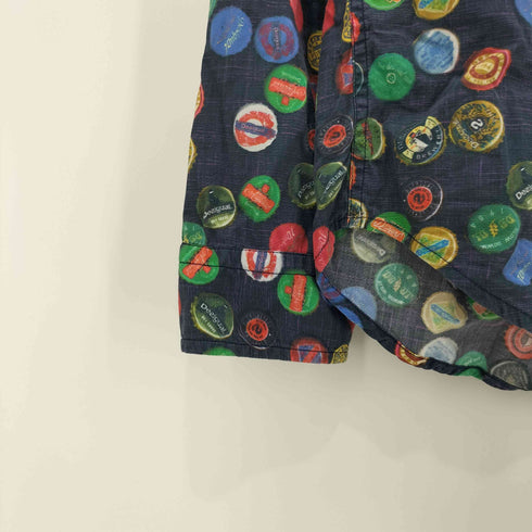デシグアル Desigual 総柄 瓶フタ ロングスリーブシャツ メンズ JPN:L