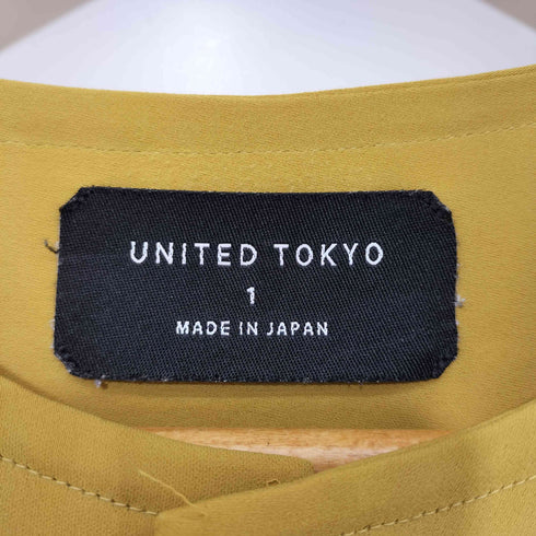 ユナイテッドトウキョウ UNITED TOKYO ショートスリーブ ノーカラーシャツ メンズ JPN:1