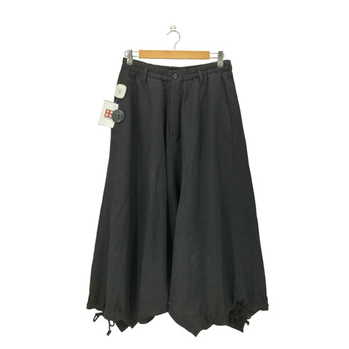 グラウンドワイ Ground Y 100番台 WOOL GABARDINE INSEAM BUTTON SAROUEL PANTS ウールギャバジン股下釦サルエルパンツ メンズ 3