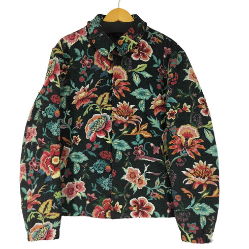 ザラ ZARA ゴブラン織ジャケット ブルゾン レディース L