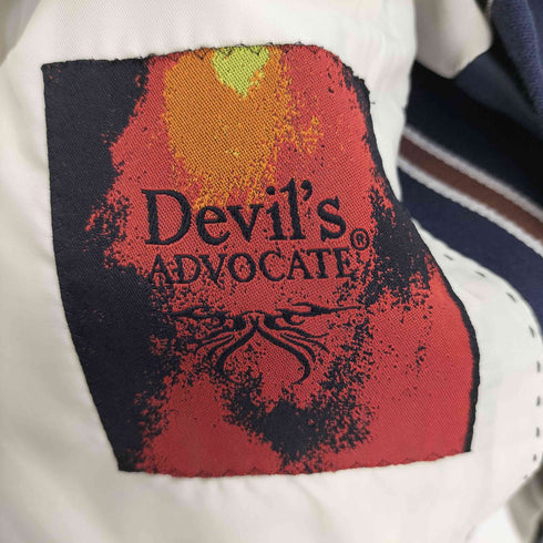 Devil's ADVOCATE ストライプ テーラード ジャケット メンズ UK:38