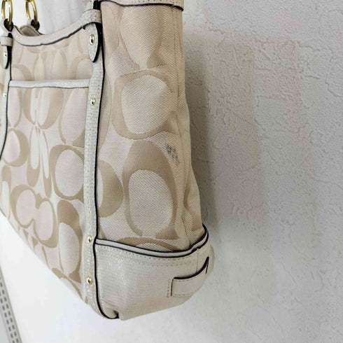 コーチ COACH アレクサンドラ チェーン シグネチャー トートバッグ レディース