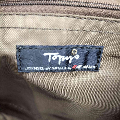 TOPYS 英字プリントショルダーバッグ レディース