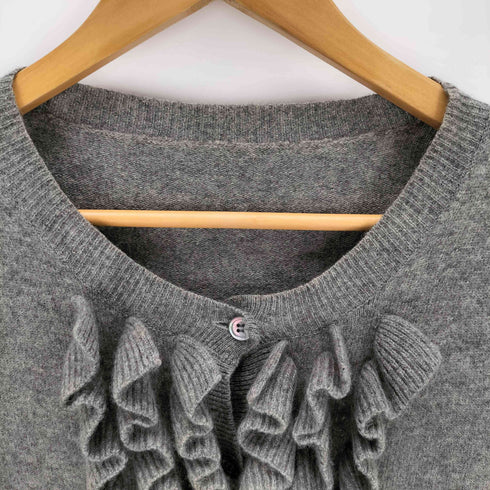 カシミヤフリルカーディガン レディース import:S