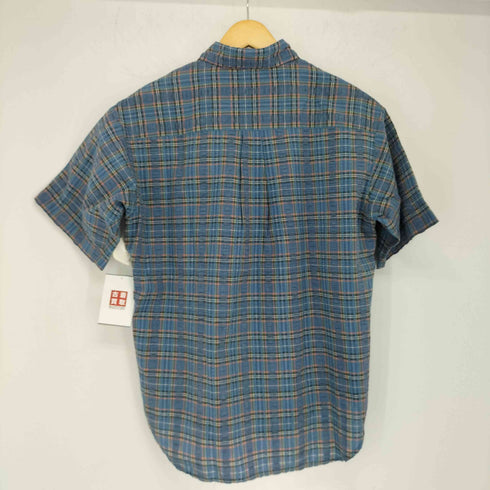 ザノースフェイス THE NORTH FACE チェック柄 シアサッカー半袖ボタンダウンシャツ メンズ S