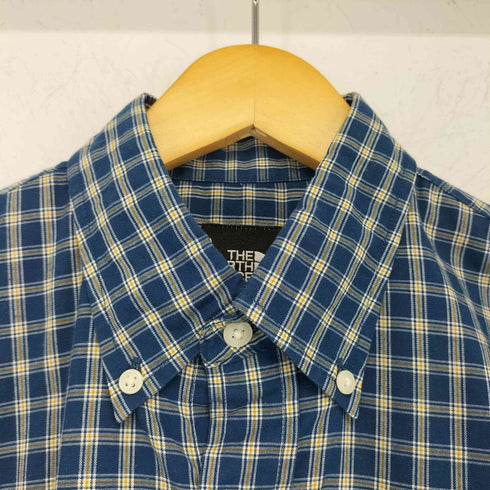 ザノースフェイス THE NORTH FACE チェック柄 半袖ボタンダウンシャツ メンズ S