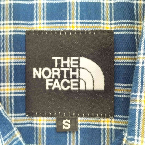 ザノースフェイス THE NORTH FACE チェック柄 半袖ボタンダウンシャツ メンズ S