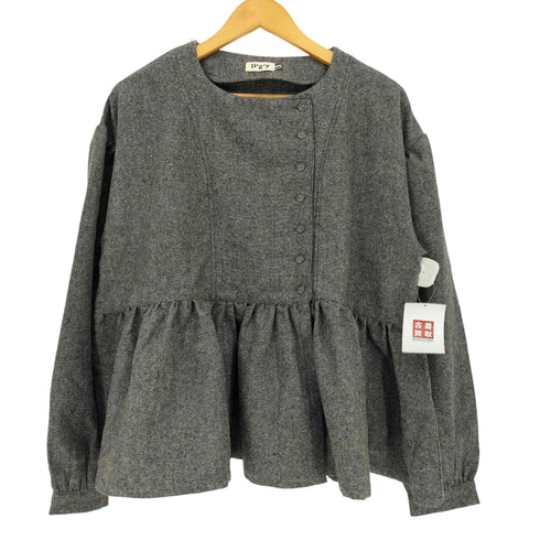 Dgy アシンメトリー多ボタンブラウス レディース JPN:M