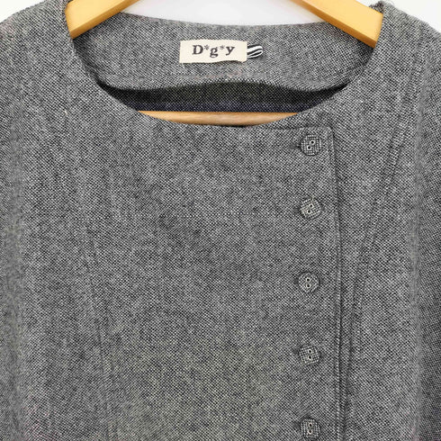 Dgy アシンメトリー多ボタンブラウス レディース JPN:M