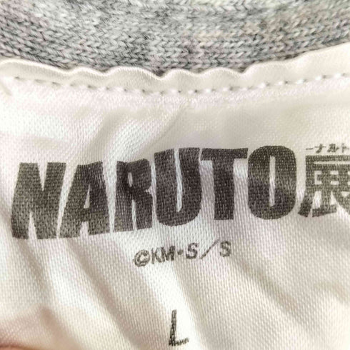 NARUTO アニメプリントクルーネックTシャツ メンズ JPN:L