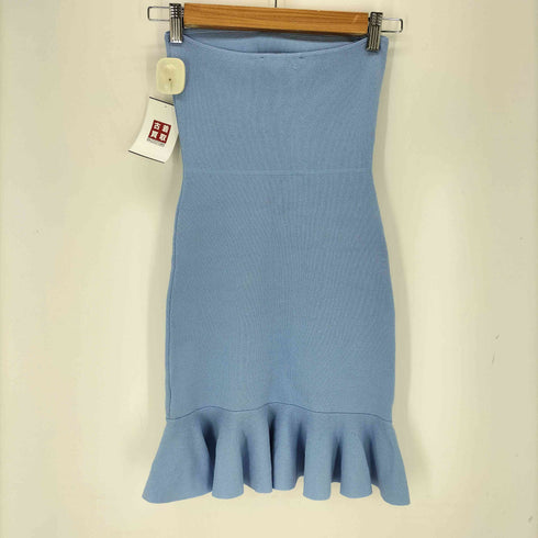 ザラ ZARA ラッフルニットドレス レディース import:S