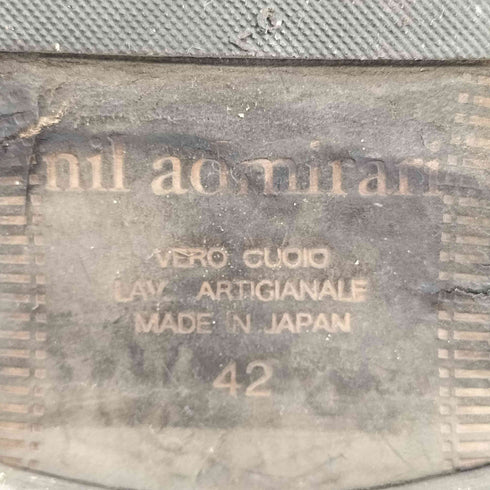 nil admirari バックジップブーツ レザー メンズ 42