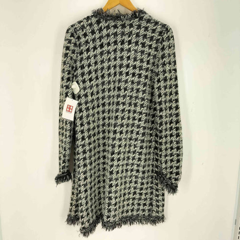 ザラ ZARA 千鳥格子 ニットコート レディース S