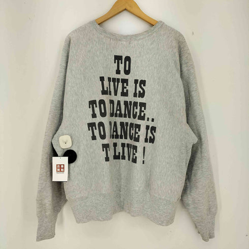 チャンピオン Champion 00S REVERSE WEAVE 3色タグ キャラクター プリント クルーネックスウェット メンズ import:XL