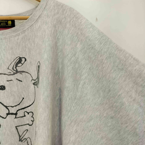 チャンピオン Champion 00S REVERSE WEAVE 3色タグ キャラクター プリント クルーネックスウェット メンズ import:XL