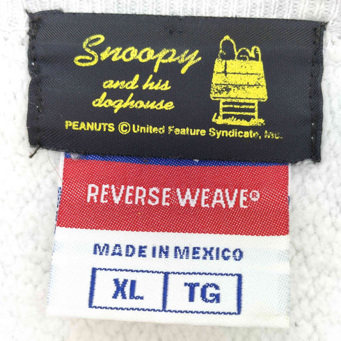 チャンピオン Champion 00S REVERSE WEAVE 3色タグ キャラクター プリント クルーネックスウェット メンズ import:XL