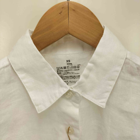 ムジルシリョウヒン 無印良品 リネンレギュラーカラー長袖シャツ レディース JPN:XS