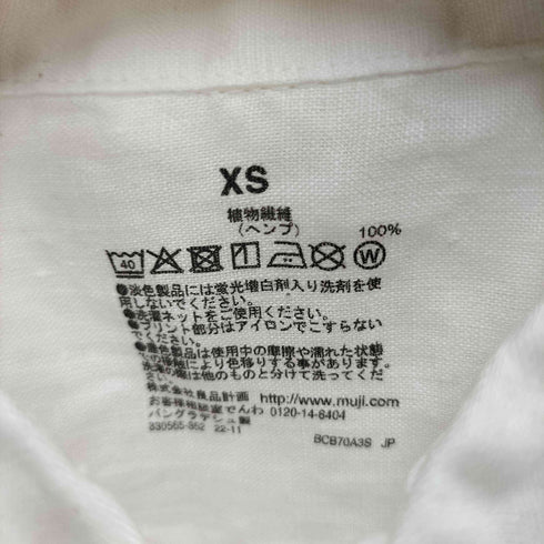 ムジルシリョウヒン 無印良品 リネンレギュラーカラー長袖シャツ レディース JPN:XS