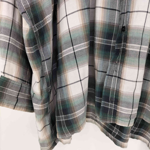 Cambridge Hall 90s USA製 ビックサイズ オンブレチェックシャツ メンズ 21-211/2