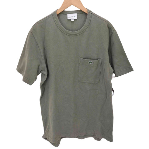 ラコステ LACOSTE CLASSIC FIT 鹿の子地ポケットTシャツ メンズ import:L