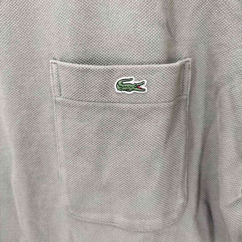 ラコステ LACOSTE CLASSIC FIT 鹿の子地ポケットTシャツ メンズ import:L