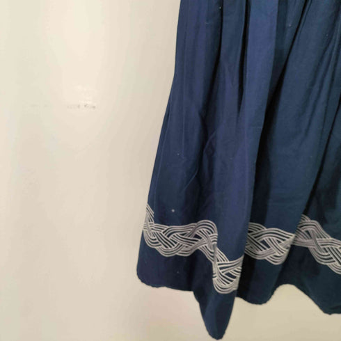 アニエスベー agnes b. PARIS コットンロングフレアワンピース レディース 36