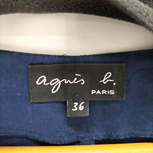アニエスベー agnes b. PARIS コットンロングフレアワンピース レディース 36