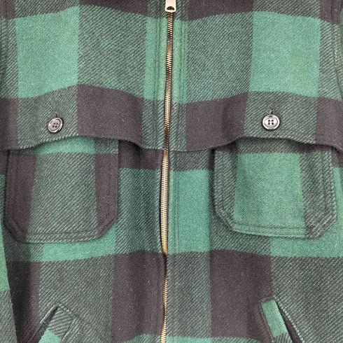 ウールリッチ WOOLRICH 70S USA製 マッキーノ バッファローチェック ウールジャケット メンズ import:M