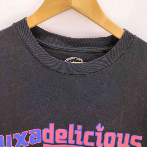 デリシャス Delicious プリントクルーネックTシャツ メンズ JPN:M