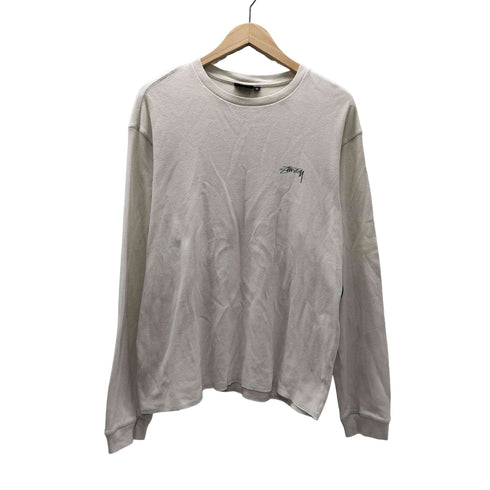 ステューシー Stussy Light Waffle Knit Long-Sleeve Crew Natural ライト ワッフル ニット ロング スリーブ クルー カットソー メンズ import:L