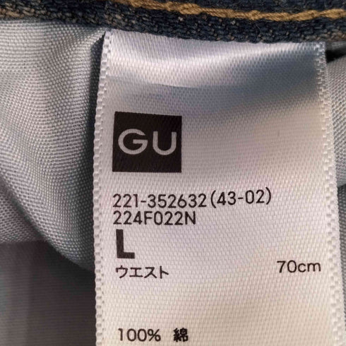 ジーユー GU バレルレッグジーンズ レディース JPN:L