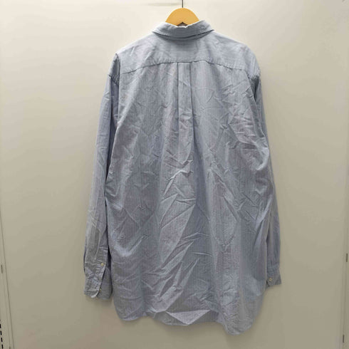 ラルフローレン RALPH LAUREN CLASSIC FIT クラシック fit ポニー 刺繍 B.D オックスフォード ストライプ シャツ 裾マチ付き メンズ XLT TALL