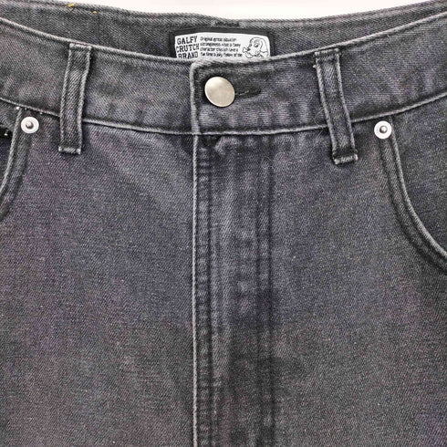 ガルフィー GALFY クラッシュ加工 ダメージ ワイドデニムパンツ メンズ JPN:L