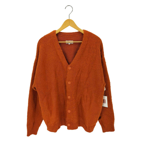 モノマート MONO-MART モヘアライクカラーリングニットオーバールーズカーディガン メンズ import:M