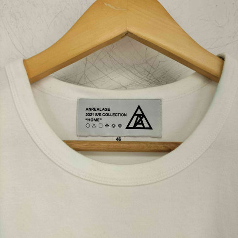 アンリアレイジ ANREALAGE ロゴTシャツ メンズ JPN:46