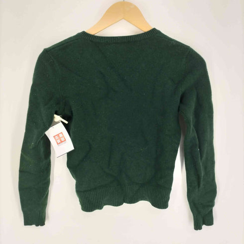 ラルフローレン RALPH LAUREN ポニー 刺繍 カシミヤ ブレンド Vネック プルオーバー ニット セーター レディース import:M