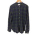 MARU SO SONTAKU ブラックウォッチ ノーカラー長袖シャツ メンズ JPN:XL
