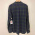 MARU SO SONTAKU ブラックウォッチ ノーカラー長袖シャツ メンズ JPN:XL