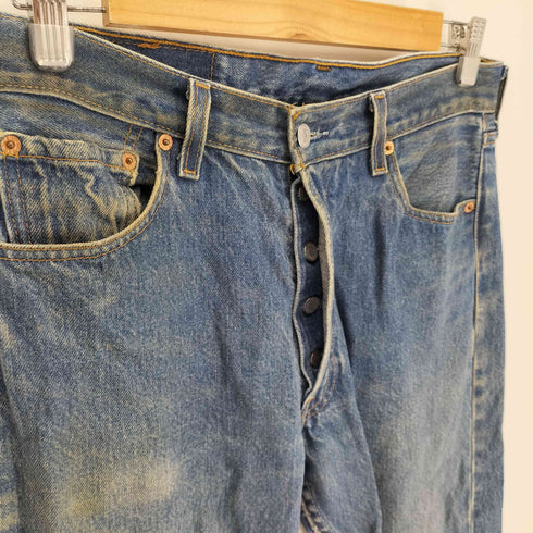 リーバイス Levis 00S メキシコ製 501XX ボタン裏刻印647 紙パッチ 5ポケット ボタンフライ ストレート デニム パンツ 2000年製 メンズ W31 L34