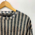 カンビオ CAMBIO ストライプベロアTシャツ メンズ JPN:M