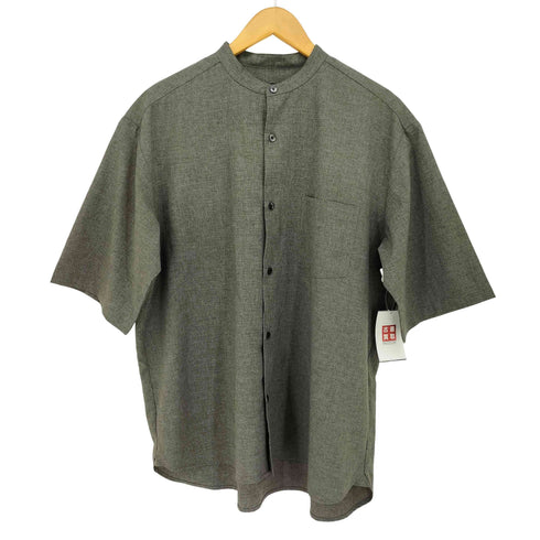 カンビオ CAMBIO 25SS TECHキャンバスバンドカラーSSシャツ メンズ JPN:M