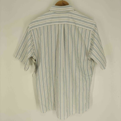 エルエルビーン L.L.Bean WRINKLE RESISTANT TRADITIONAL FIT ストライプ柄 B.D. S/S コットン シャツ メンズ 15 1/2