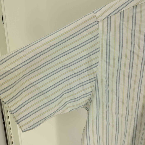 エルエルビーン L.L.Bean WRINKLE RESISTANT TRADITIONAL FIT ストライプ柄 B.D. S/S コットン シャツ メンズ 15 1/2