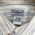 エルエルビーン L.L.Bean WRINKLE RESISTANT TRADITIONAL FIT ストライプ柄 B.D. S/S コットン シャツ メンズ 15 1/2