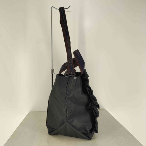 シアタープロダクツ THEATRE PRODUCTS NYLON FRILL 2WAY BAG THAMES-L- ナイロンフリル2wayバッグ テムズ M NAVYテープ レディース